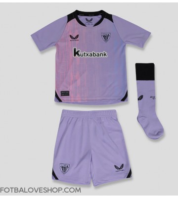 Athletic Bilbao Dětské Alternativní Dres 2024-25 Krátký Rukáv (+ trenýrky)